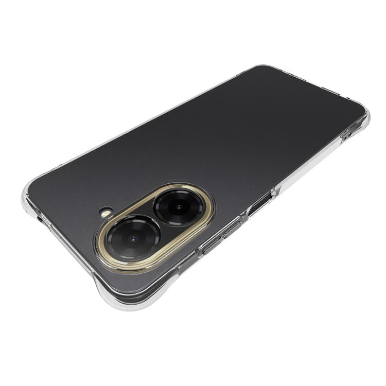 For Redmi A5 4G 171.7mm / Poco C71 Shockproof Non-slip Thickening TPU Phone Case - Transparent