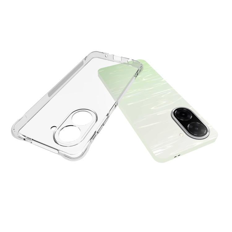 For Redmi A5 4G 173.3mm Shockproof Non-slip Thickening TPU Phone Case - Transparent