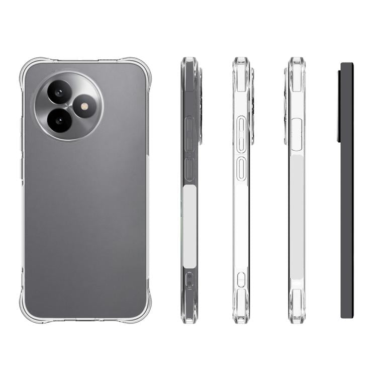 For Redmi K80 Ultra Shockproof Non-slip Thickening TPU Phone Case - Transparent