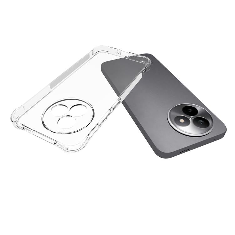 For Redmi K80 Ultra Shockproof Non-slip Thickening TPU Phone Case - Transparent