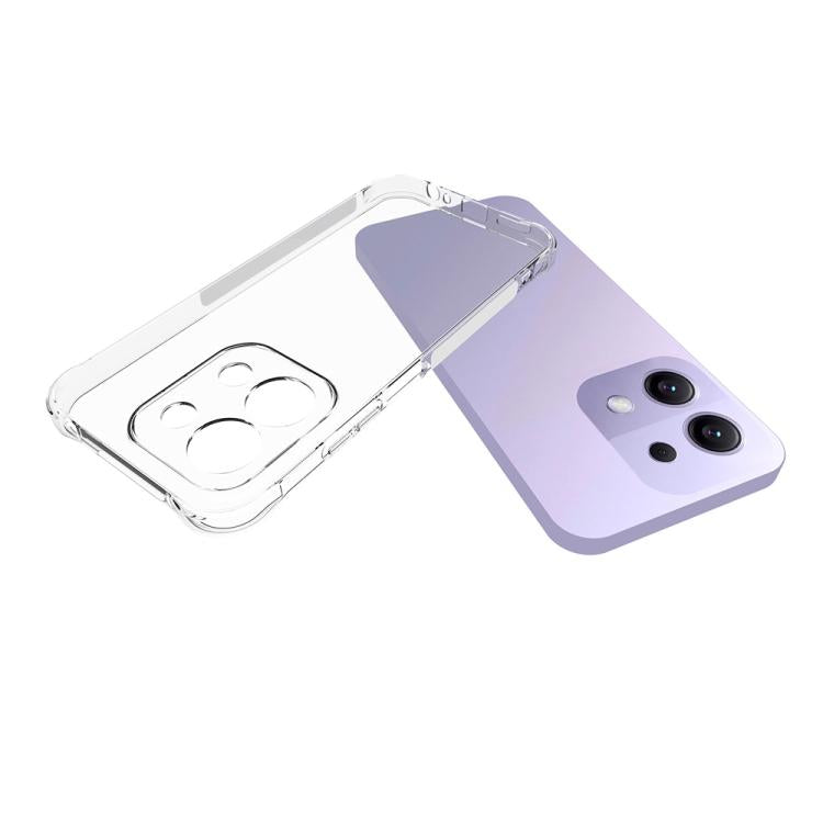 For Redmi 15C 5G/4G Global 171mm/Poco C85 4G Shockproof Non-slip Thickening TPU Phone Case - Transparent