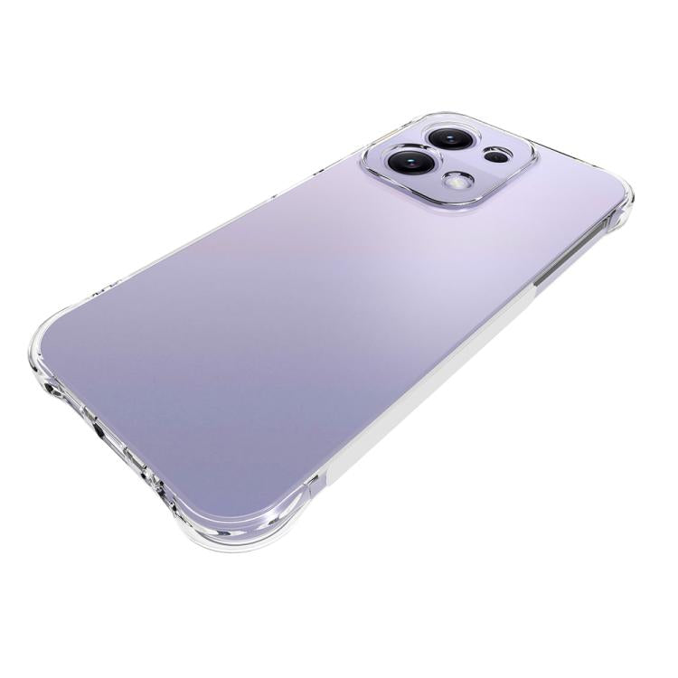 For Redmi 15C 5G/4G Global 171mm/Poco C85 4G Shockproof Non-slip Thickening TPU Phone Case - Transparent