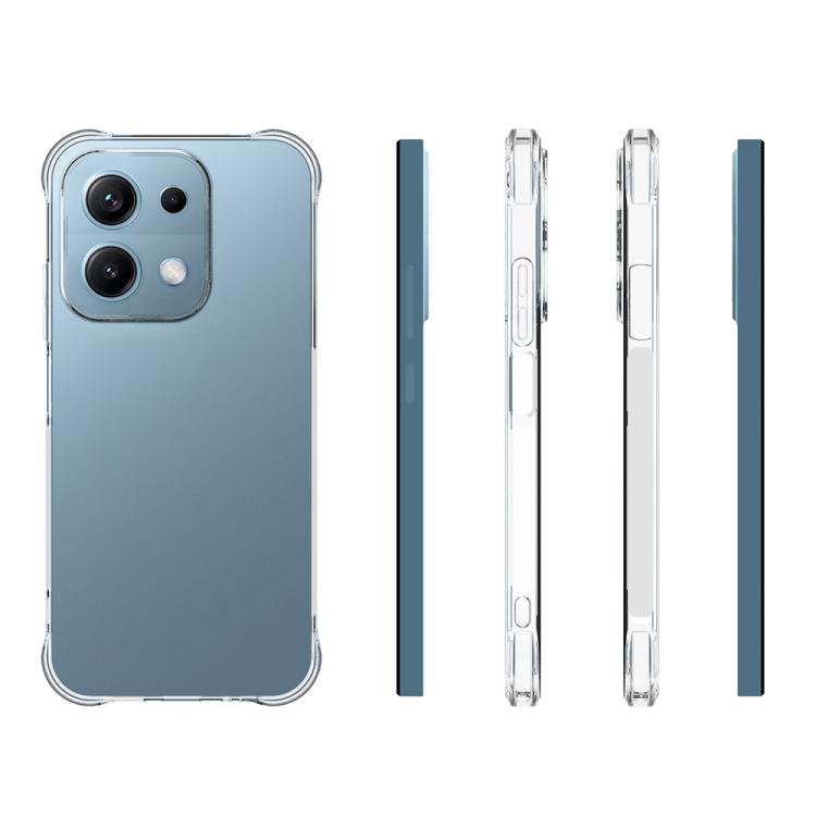 For Redmi 15C 5G/4G EU 173mm/Poco C85 5G Shockproof Non-slip Thickening TPU Phone Case - Transparent