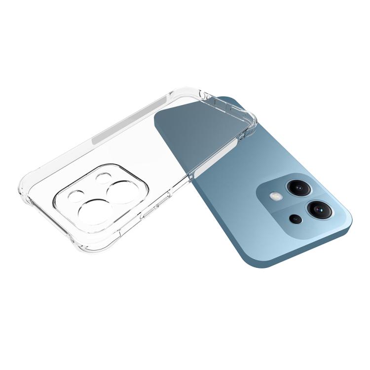 For Redmi 15C 5G/4G EU 173mm/Poco C85 5G Shockproof Non-slip Thickening TPU Phone Case - Transparent