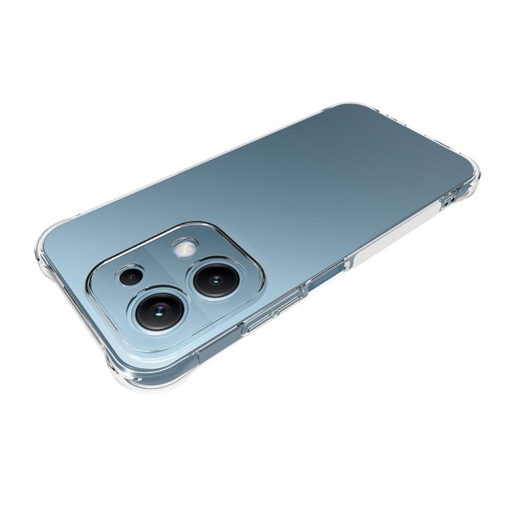 For Redmi 15C 5G/4G EU 173mm/Poco C85 5G Shockproof Non-slip Thickening TPU Phone Case - Transparent