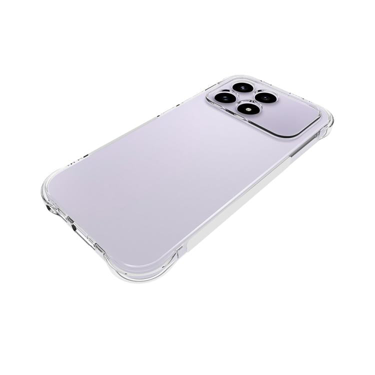 For Redmi K90 Shockproof Non-slip Thickening TPU Phone Case - Transparent