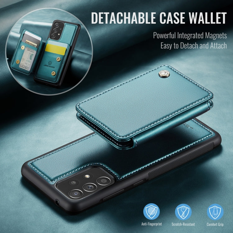 For Samsung Galaxy A52 5G / A52 4G JEEHOOD J05 Business Magnetic Style RFID Leather Phone Case