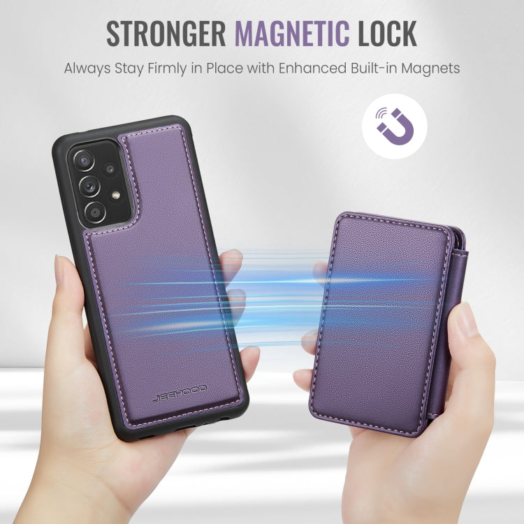 For Samsung Galaxy A23 JEEHOOD J05 Business Magnetic Style RFID Leather Phone Case