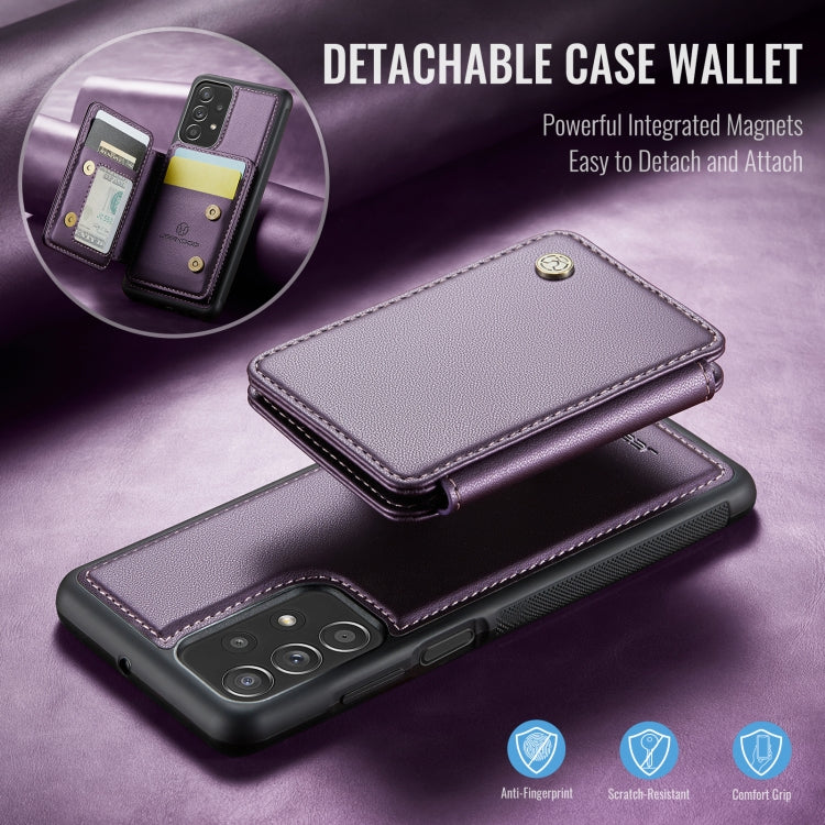 For Samsung Galaxy A23 JEEHOOD J05 Business Magnetic Style RFID Leather Phone Case