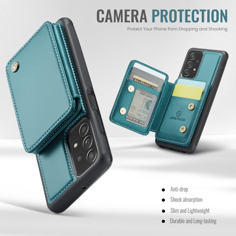 For Samsung Galaxy A23 JEEHOOD J05 Business Magnetic Style RFID Leather Phone Case