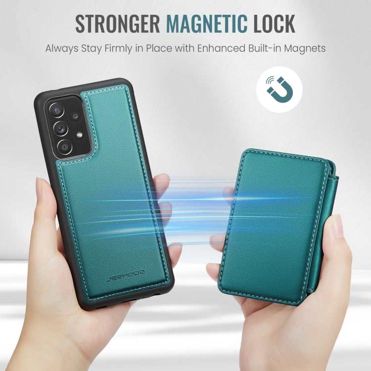 For Samsung Galaxy A23 JEEHOOD J05 Business Magnetic Style RFID Leather Phone Case