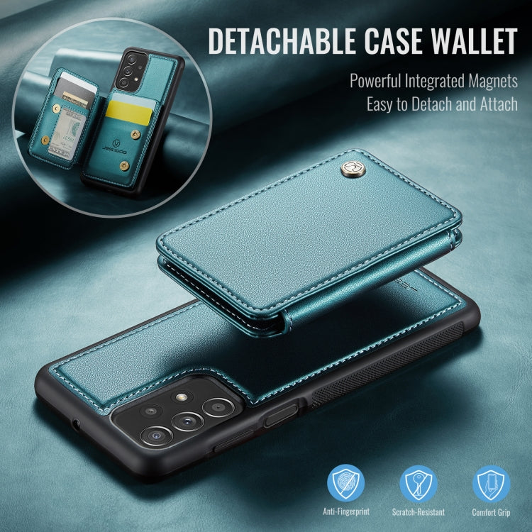 For Samsung Galaxy A23 JEEHOOD J05 Business Magnetic Style RFID Leather Phone Case