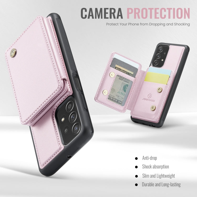 For Samsung Galaxy A23 JEEHOOD J05 Business Magnetic Style RFID Leather Phone Case