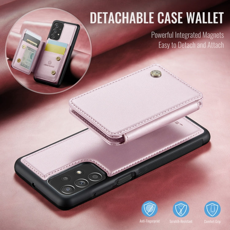 For Samsung Galaxy A23 JEEHOOD J05 Business Magnetic Style RFID Leather Phone Case