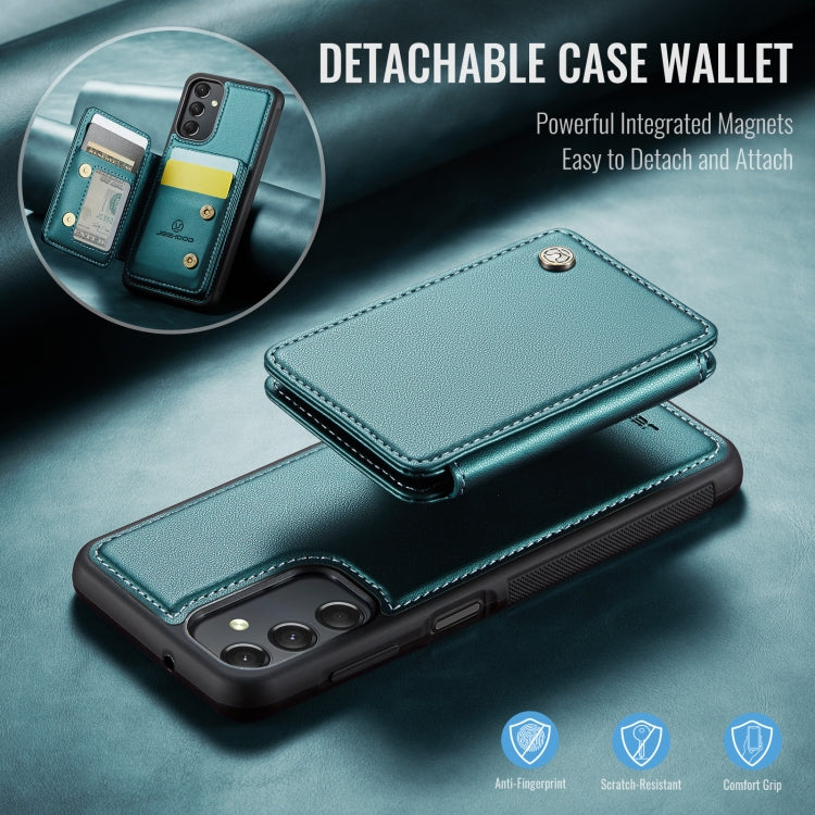 For Samsung Galaxy A24 4G JEEHOOD J05 Business Magnetic Style RFID Leather Phone Case