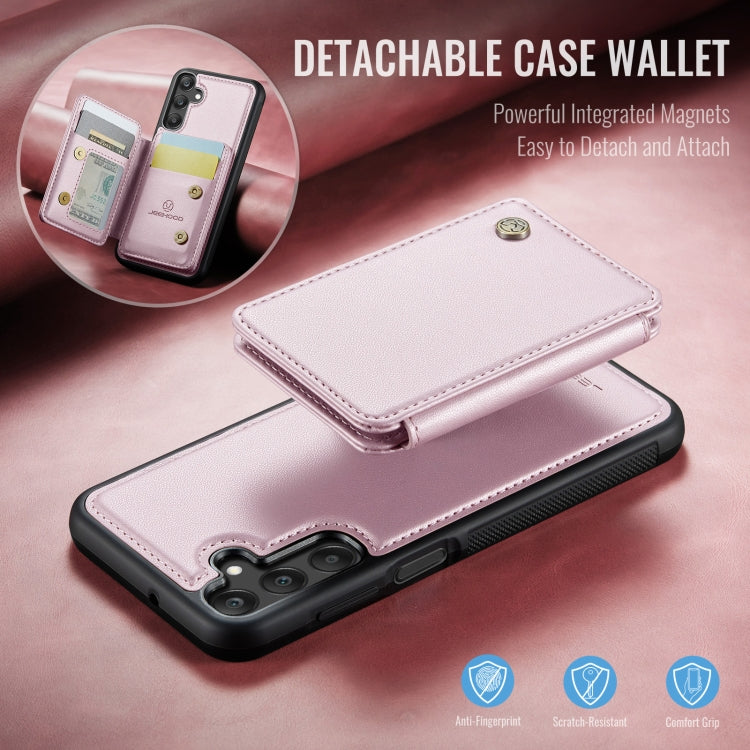 For Samsung Galaxy A25 JEEHOOD J05 Business Magnetic Style RFID Leather Phone Case