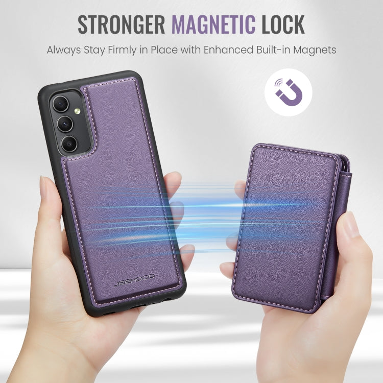 For Samsung Galaxy A54 5G JEEHOOD J05 Business Magnetic Style RFID Leather Phone Case
