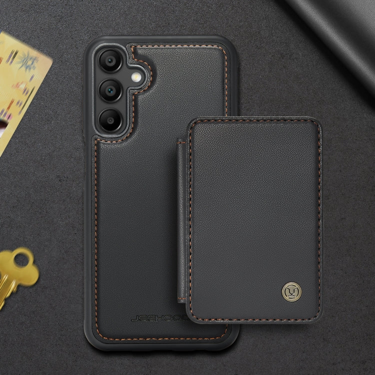 For Samsung Galaxy A16 5G JEEHOOD J05 Business Magnetic Style RFID Leather Phone Case