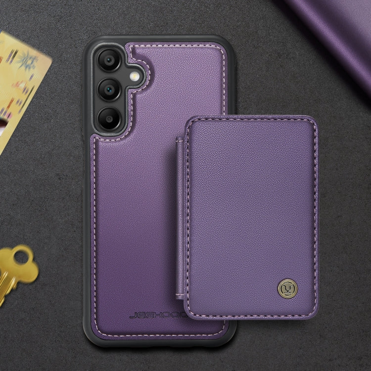 For Samsung Galaxy A16 5G JEEHOOD J05 Business Magnetic Style RFID Leather Phone Case