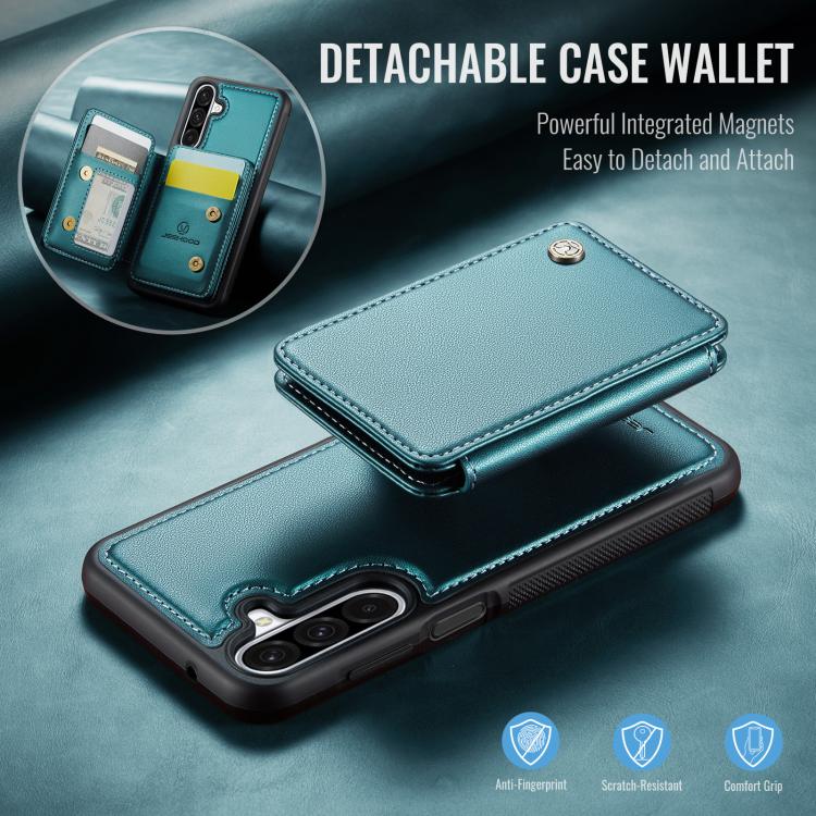 For Samsung Galaxy A26 5G JEEHOOD J05 Business Magnetic Style RFID Leather Phone Case