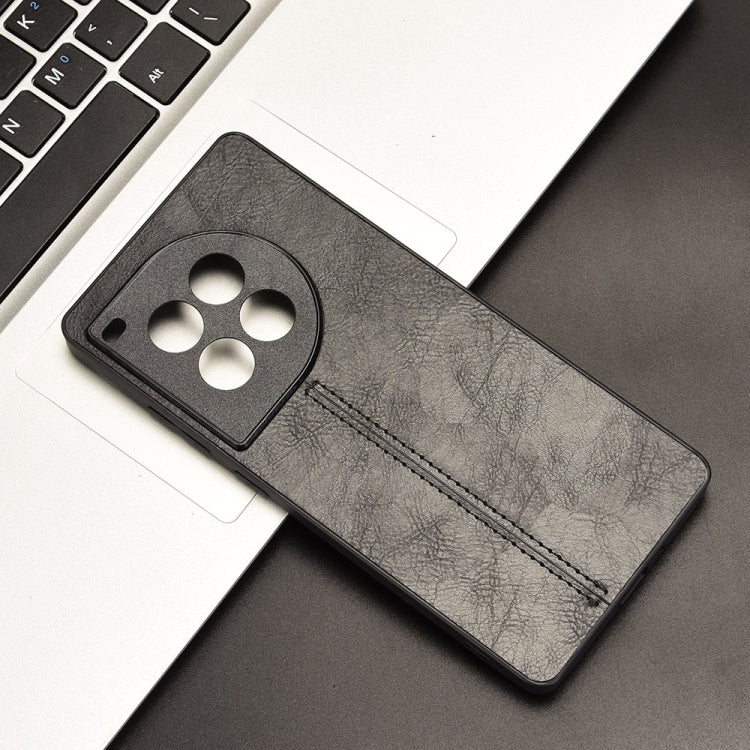 For OnePlus Ace 3 Pro Cow Pattern Sewing Card Bag Phone Case