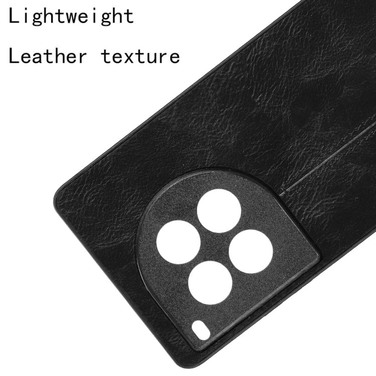 For OnePlus Ace 3 Pro Cow Pattern Sewing Card Bag Phone Case