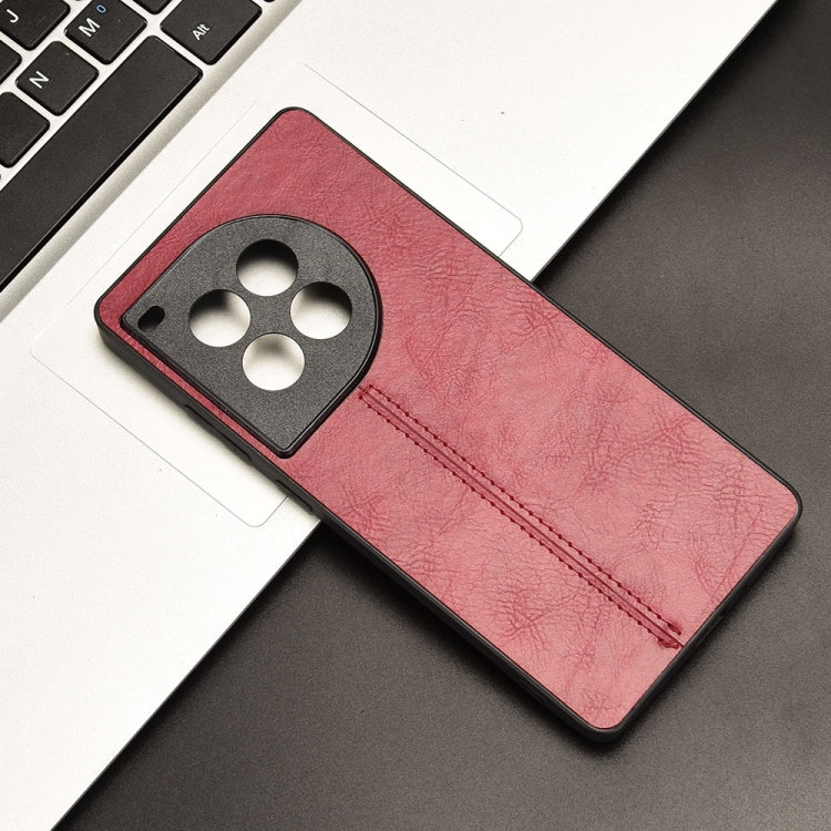 For OnePlus Ace 3 Pro Cow Pattern Sewing Card Bag Phone Case