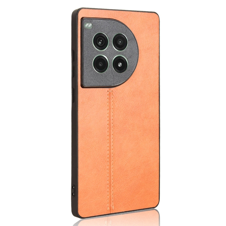 For OnePlus Ace 3 Pro Cow Pattern Sewing Card Bag Phone Case