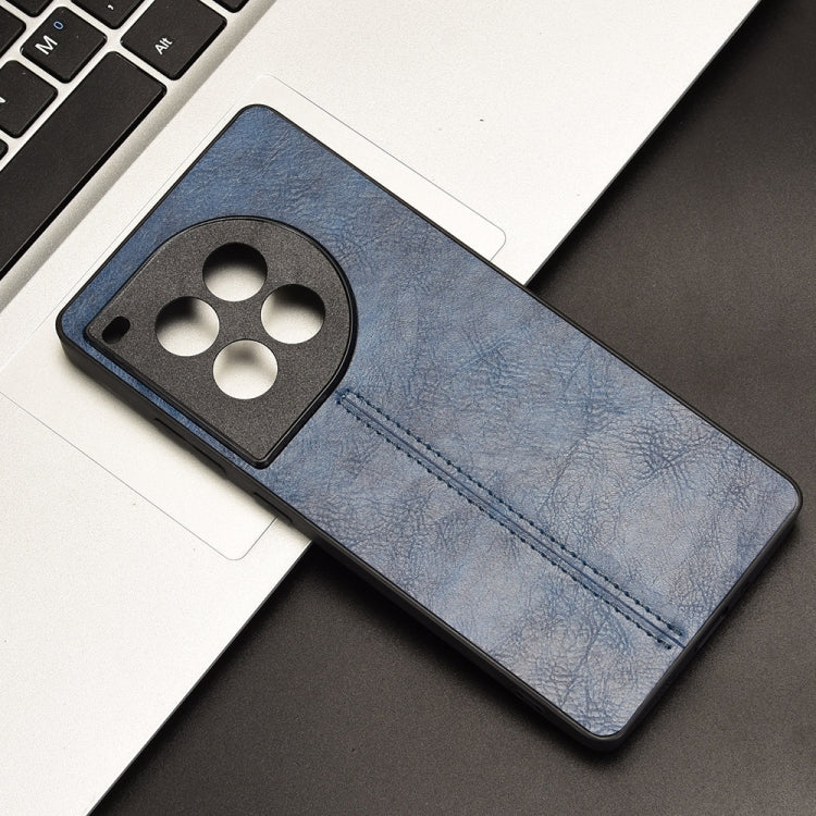 For OnePlus Ace 3 Pro Cow Pattern Sewing Card Bag Phone Case