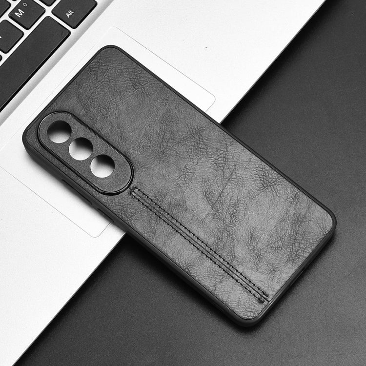 For OnePlus Nord CE4 5G Cow Pattern Sewing Card Bag Phone Case