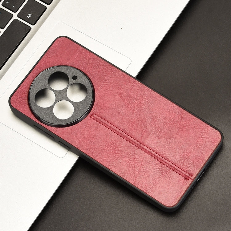 For OnePlus 13 Cow Pattern Sewing Card Bag Phone Case