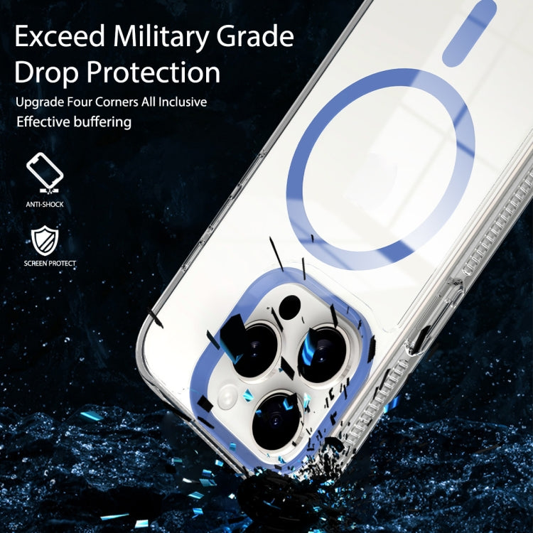For iPhone 15 Pro Max Lens Protection Frame MagSafe Phone Case