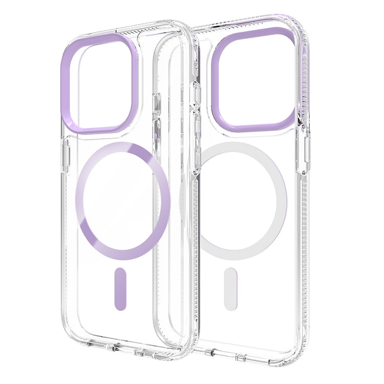 For iPhone 15 Pro Max Lens Protection Frame MagSafe Phone Case
