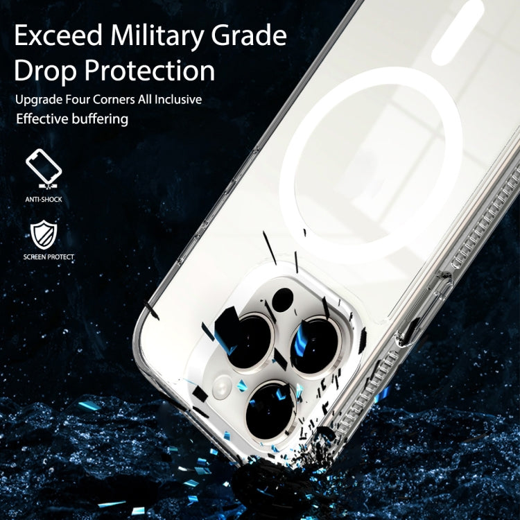 For iPhone 15 Pro Lens Protection Frame MagSafe Phone Case