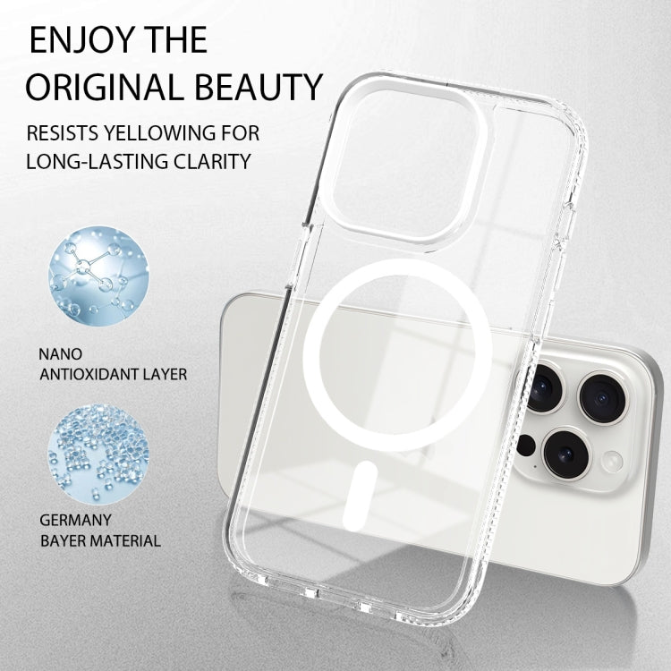 For iPhone 15 Lens Protection Frame MagSafe Phone Case