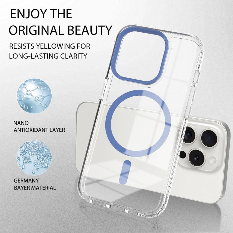 For iPhone 14 Lens Protection Frame MagSafe Phone Case