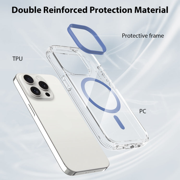 For iPhone 14 Lens Protection Frame MagSafe Phone Case