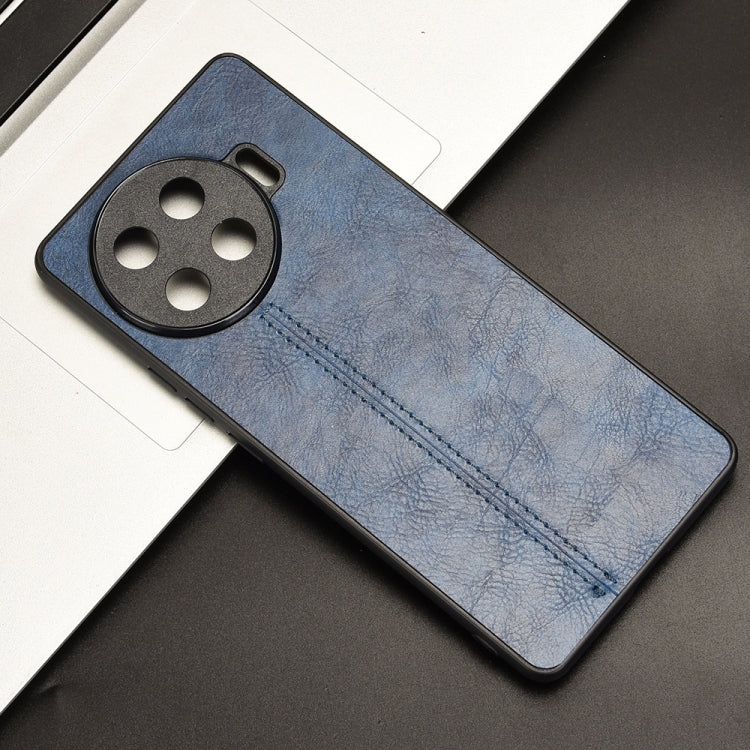 For Tecno Spark 20 Pro+ 4G Cow Pattern Sewing Card Bag Phone Case