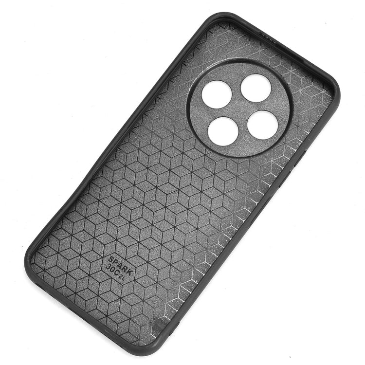 For Tecno Spark 30C Cow Pattern Sewing Card Bag Phone Case