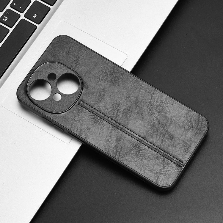 For Tecno Spark Go 1 Cow Pattern Sewing Card Bag Phone Case