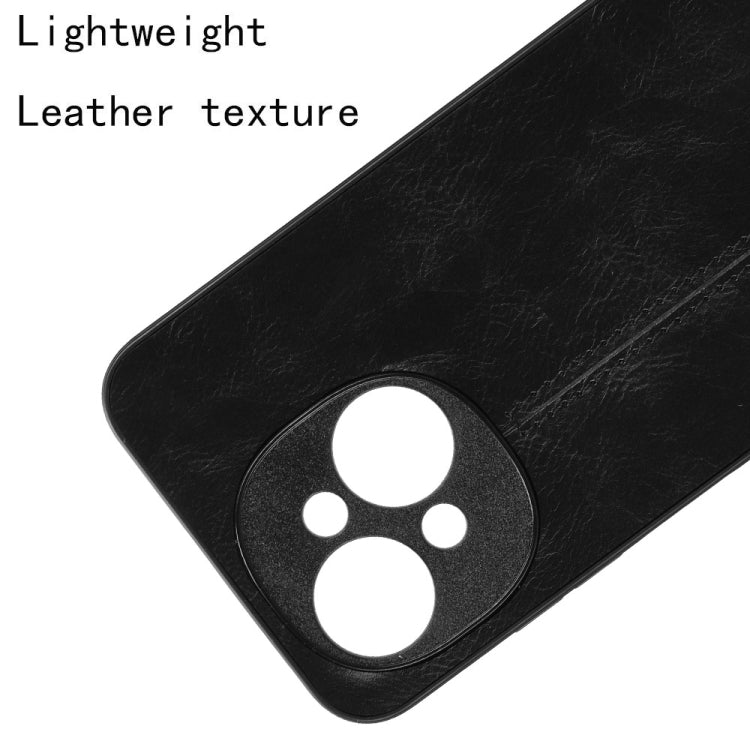 For Tecno Spark Go 1 Cow Pattern Sewing Card Bag Phone Case