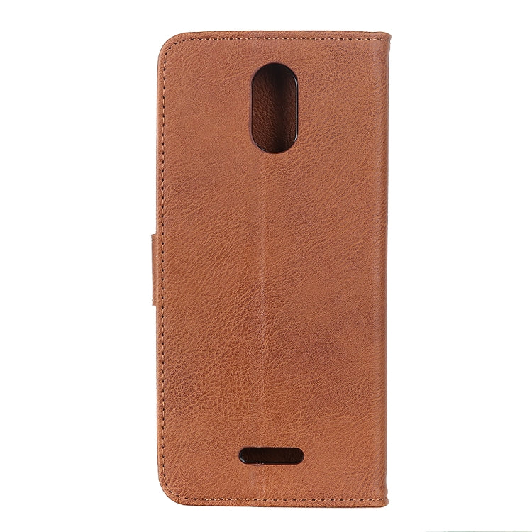 For Wiko SUNNY 5 KHAZNEH Cowhide Texture Horizontal Flip Leather Case with Holder & Card Slots & Wallet