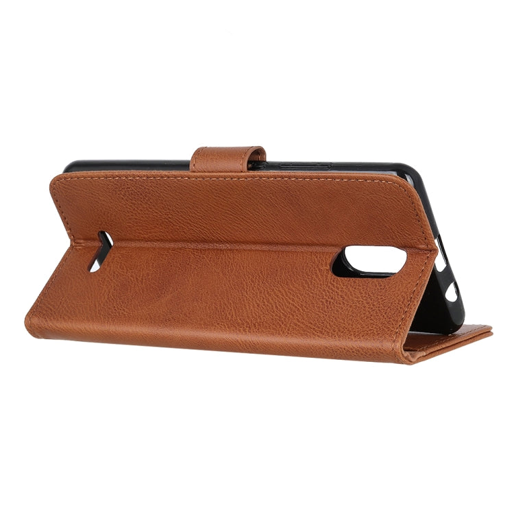 For Wiko SUNNY 5 KHAZNEH Cowhide Texture Horizontal Flip Leather Case with Holder & Card Slots & Wallet