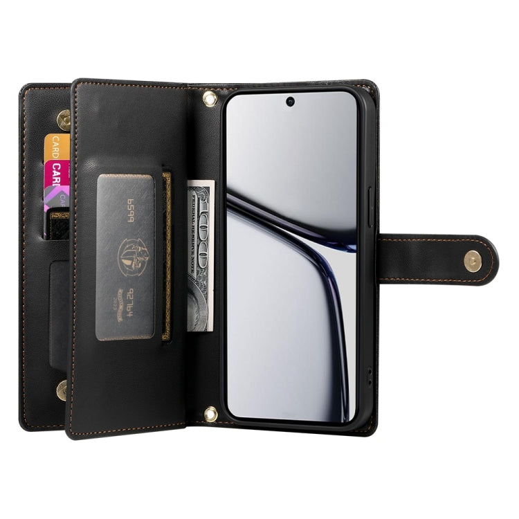 For Realme C65 Nine Card-slot Zipper Wallet Bag Leather Phone Case