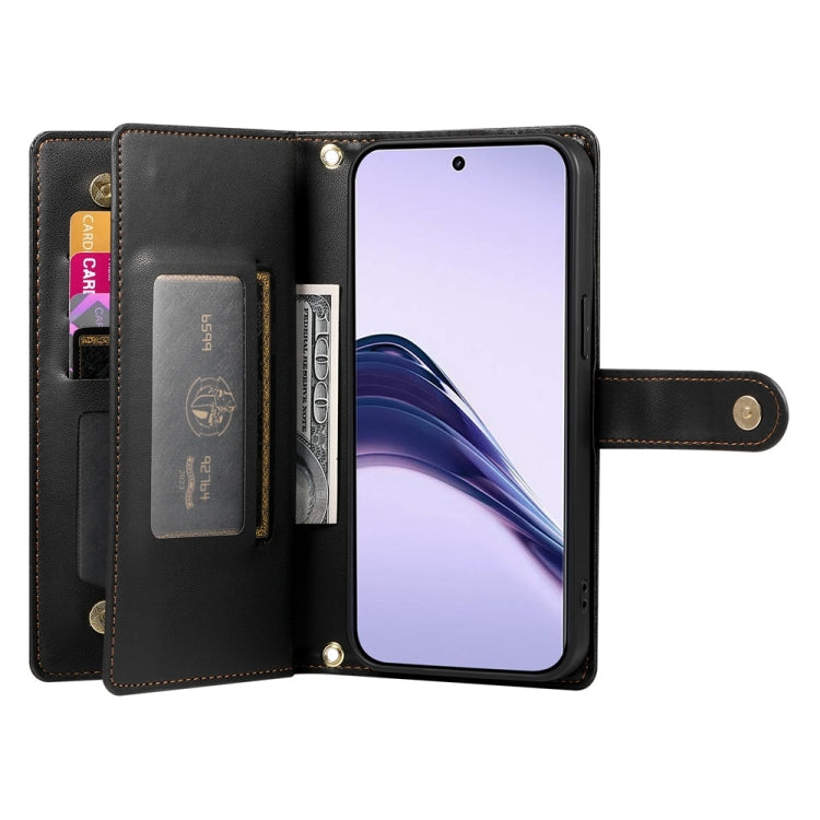 For Realme 13 Pro / 13 Pro+ Global Nine Card-slot Zipper Wallet Bag Leather Phone Case