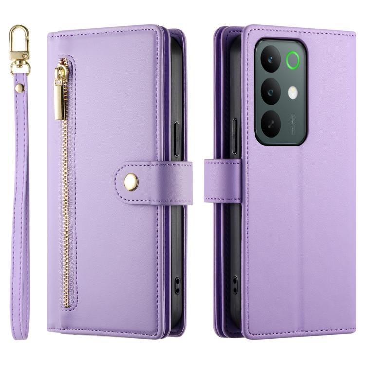 For Realme C85 5G / Realme 15x 5G Nine Card-slot Zipper Wallet Bag Leather Phone Case