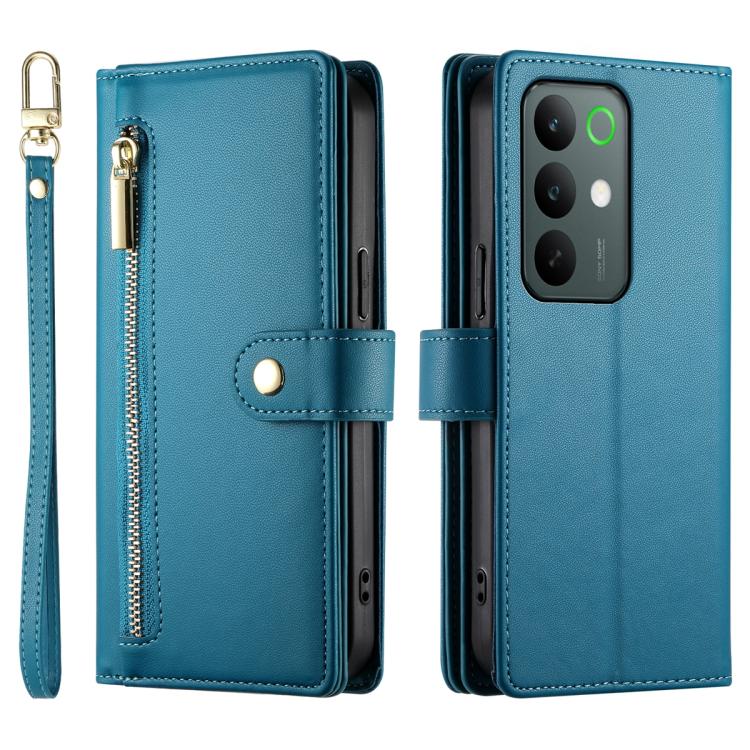 For Realme C85 5G / Realme 15x 5G Nine Card-slot Zipper Wallet Bag Leather Phone Case