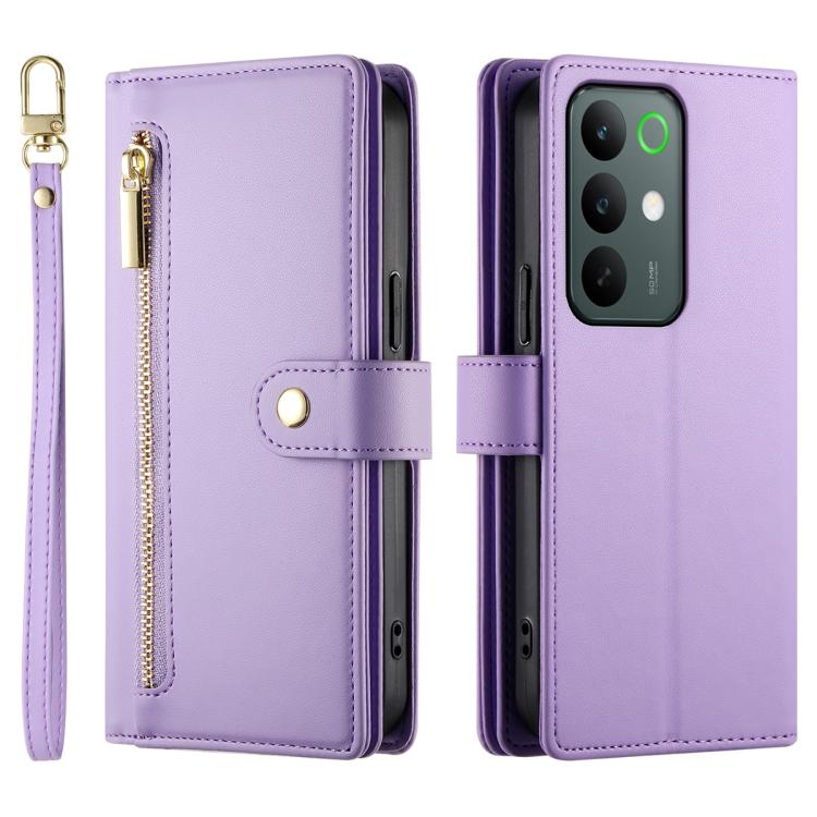 For Realme C85 Pro 4G Nine Card-slot Zipper Wallet Bag Leather Phone Case
