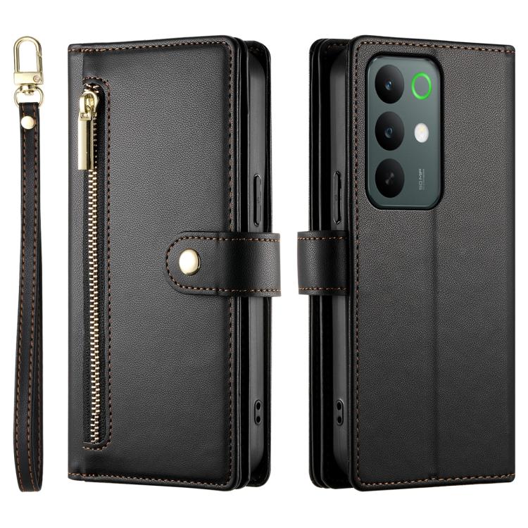 For Realme C85 Pro 4G Nine Card-slot Zipper Wallet Bag Leather Phone Case