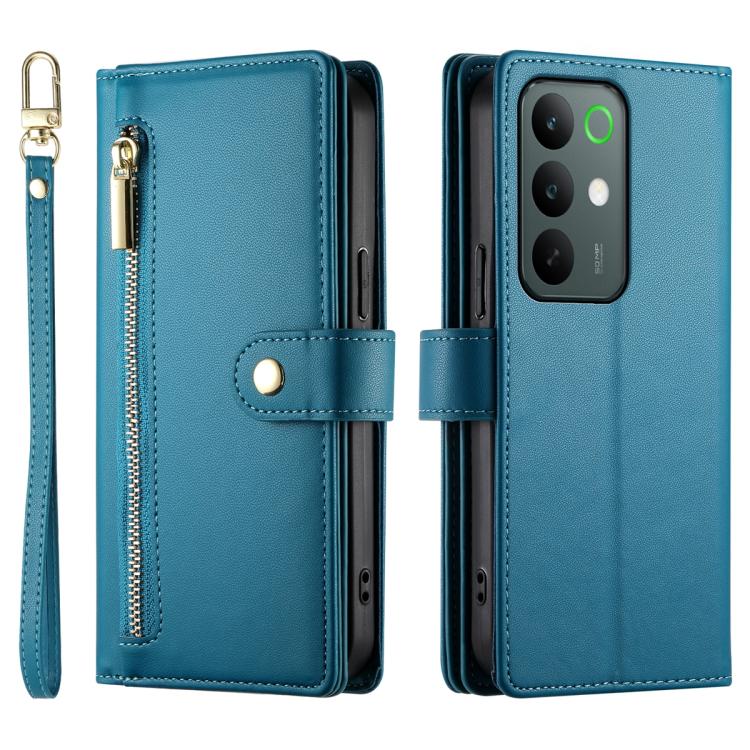 For Realme C85 Pro 4G Nine Card-slot Zipper Wallet Bag Leather Phone Case